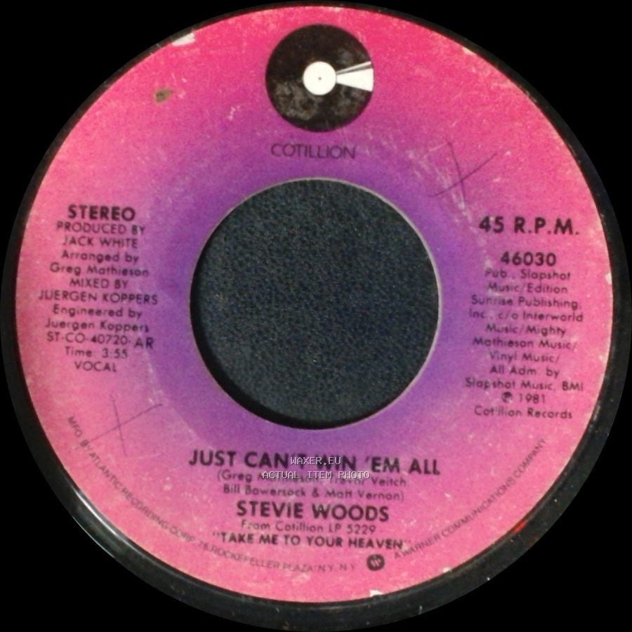 Stevie Woods - Just Can't Win 'em All / Gotcha side A