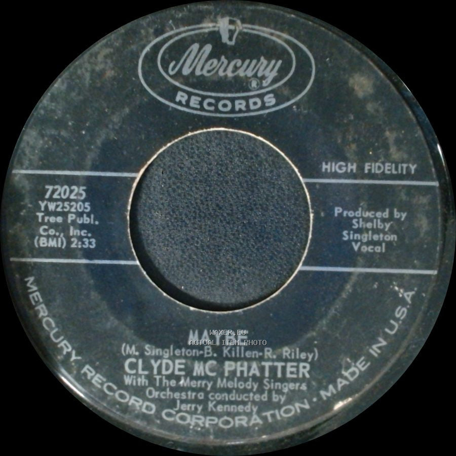 Clyde Mcphatter - Maybe / I Do Believe side A