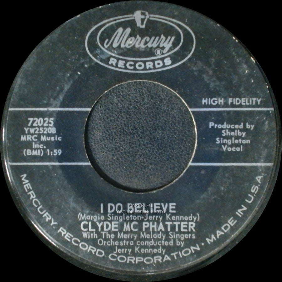 Clyde Mcphatter - Maybe / I Do Believe side B