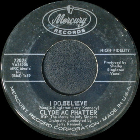 Clyde Mcphatter - Maybe / I Do Believe side B