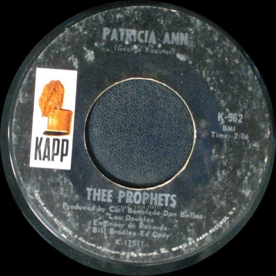 Thee Prophets - Patricia Ann / Unknown Title B side A