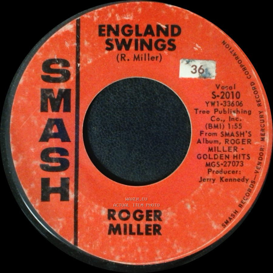 Roger Miller - Good Old Days / England Swings side B