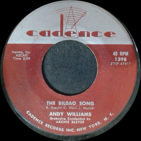 Andy Williams - The Bilbao Song / How Wonderful To Know side A